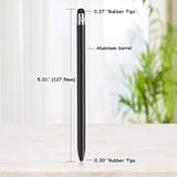 4-Pack High-Precision Stylus Pens for iPhone, iPad, Samsung, and Tablets