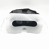 100 Pack Disposable Sanitary Eye Covers - Compatible With Htc Vive Pro/Ps Vr/Gear Vr/Oculus Rift Go & More - White
