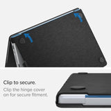 Spigen for MacBook Air 15 inch Case M4 (2025), MacBook Air 15 inch M3/M2 (2024-2022), Urban Fit Protective Premium Fabric Case Cover, A3241 A3114 A2941 Black