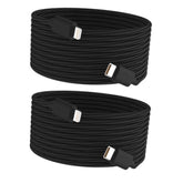 For Usb C To Lightning Cable 27W Fast Charging 15Ft/5M 2Pack Mfi Certified Nylon Braided Extra Long Iphone Charger Cable Compatible With Ipad/Ipod/Iphone 14/13/12/11/Pro Max/X/Se/8/7 Series