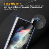 3 Pack Privacy Screen Protector For Samsung Galaxy Z Fold 3, Anti Spy Tempered Glass 9H Hardness, Black Protector Anti Spy, Bubble Free, Anti-Scratch