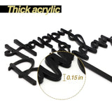 Happy Birthday Cake Topper, Black Acrylic Versatile Cake Topper For Birthday Party Decoration Ideas, Perfect Keepsake For Your Family And Friends