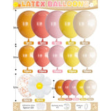 Boho Daisy Balloon Arch Kit: Groovy Party Decor