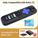Replacement Remote Control for Roku TVS, Compatible with TCL Roku, Hisense Roku, Onn Roku Smart TVs (Not for Roku Stick, Box or Player)