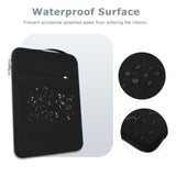 13-Inch Laptop Sleeve Case With Handle For Macbook Air 13.6 Inch (A3240, M4 Chip) Accessories Water-Resistant Canvas Protective Cover Carrying Laptop Bag For Macbook Air 13.6" 2025 (Black)