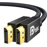 Vesa Certified Displayport Cable 2.1, 16K Dp Cable [16K@60Hz, 8K@120Hz, 4K@240