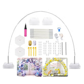 20Ft Balloon Arch Kit, Balloon Arch Stand For Birthday Party Wedding Graduation Decorations, Baby Shower Garden Arbors Photo Backdrop Party Supplies, 9Ft-H X 10Ft-L