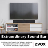 SB500 Soundbar for TV, Home Speaker Bar Works with 50" to 90" TVs, Soundbar with Subwoofer Built-in, 6 Modes AccuVoice Dialogue Boost, Multi-Zone