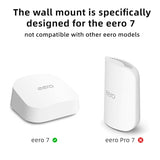Outlet Wall Mount For Eero 7, No-Drill Plug Adapter With Hidden Cable Management, Space-Saving For Dual-Band Mesh System (1 Pack)