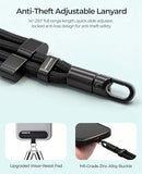 2-Pack Crossbody Phone Strap, Adjustable Neck & Wrist Anti Theft Phone Lanyard, Universal Phone Strap Crossbody with 2 Tabs, Skin-Friendly Lanyard