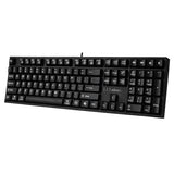 Akb-670Ub Mechanical Keyboard With Copilot Ai Hotkey - Blue Switch, Multi-Os Compatible | Enhanced Productivity With Tactile Feel And Multimedia Keys