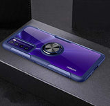 Clear Case for Huawei P40 Lite 5G with Ring Holder,Slim Fit Case Transparent Hard PC Cover Huawei P40 Lite 5G Case with Metal Plate for Magnetic Car