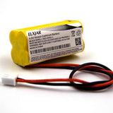 (2-Pack) 4.8V 350Mah Aaa Ni-Cd Battery Replacement For 48H465 Lumapro 6Cgl4 6Cgl3 Exit Sign Unitech C14 Elsc-17923 2472948 Emergency Light