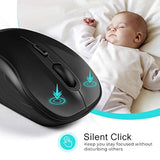 Wireless Mouse Silent 2.4G Usb Computer Mouse Compact Optical Cordless Mouse M