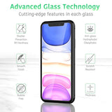 Iphone 11 Screen Protector (Also Fits Iphone Xr) 3 Pack Tempered Glass Film Durable 0.33Mm 9H Hardness, Shatter Proof, Hd Touch Clarity, Without Installation Tray, Iphone 11 / Xr