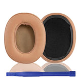 Replacement Ear Pads For Skullcandy Crusher Wireless/Crusher Anc/Crusher Evo,Hesh Anc/Hesh Evo/Hesh 3,Venue Anc Headphones,Crusher Evo Headphone Earpad Ear Cushions With Protein Leather(Brown)