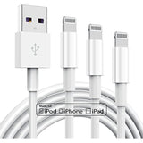3 Pack Apple Mfi Certified Iphone Charger Cable 10Ft, Lightning To Usb Cord, 2.4A Fast Charging,Apple Phone Long Chargers For Iphone 12/11/11Pro/11Max/ X/Xs/Xr/Xs Max/8/7/6