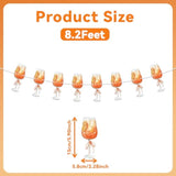 Aperol Spritz Garland, Spritz Birthday Banner, Spritz Bachelorette Party Decorations, Love At First Spritz Bachelorette Party Decorations