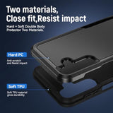 For Galaxy A15 5G Phone Case,With Screen Protector,Heavy-Duty Tough Rugged Shockproof Protective Phone Case For Samsung A15 5G, Black