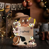 24Pcs Cowboy Rodeo Cake Topper Cowboy Western Cake Decorations Cowboy Hat And Boot Cake Cupcake Toppers With Balls And Horseshoe Decorations For Baby Shower First Rodeo Birthday Vaquero Party
