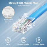 Cable Matters 100 Pack Cat 6 / Cat6 RJ45 Modular Plugs for Solid or Stranded U
