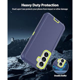 Heavy Duty Rugged Protection Case for Samsung Galaxy S26+ 5G - Blue