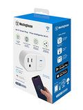 94007 Sure Series Wi-Fi Single Plug Smart Outlets, White