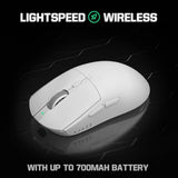 Aj139 G Pro Gaming Mouse 4K Polling Lightweight Paw 3395 Sensor Receiver Up To 26,000Dpi 6 Programmable Button Usb-C Charging Ergonomic Symmetric For Ps4 Xbox Pc Mac Gamer