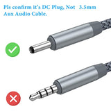 6.6Ft 5V Usb To Dc 3.5Mm X 1.35Mm Plug Charging Cable Replacement Charger Cord For Foreo Luna/Luna2/Luna3/Luna Mini & Mini2/Foreo Issa Series E-Toothbrush, Hub, Mini Speaker/Fan, Table Lamp