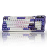 Z98 Wireless Mechanical Keyboard, Smart Display & Knob, Bt5.0/2.4Ghz/Usb-C, Hot Swappable Custom Keyboard, Pre-Lubed Linear Switches, Gasket Mount, Rgb Creamy Gaming Keyboard