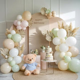 Dusty Green Nude Balloon Garland Kit  Neutral Arch for Baby Shower, Wedding & Birthday Decor