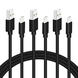 Black Iphone Charger Cable, 3-Pack 3Ft Mfi Certified Fast Charging Cord Data Sync Lightning To Usb-A Cable Compatible With Iphone14/13/12/ Mini/Pro/Max/ 11/ Xs/Xr/Se/ 8/7/ 6/ Plus/Ipad/Airpods
