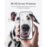 Anker Screen Protector for iPhone 15 Pro Max, Bubble-and-Dust-Free iPhone HD Tempered Glass, Durable and Drop-Proof with 9H Hardness, Easy Installation Exclusively for iPhone 15 Pro Max(2-Pack)