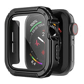 For Rugged Apple Watch Case 46Mm Series 10 With Screen Protector, Durable Military Grade Quattro Pro Series Drop-Proof Protective Cover Full Coverage Bumper For Men Iwatch