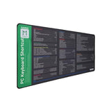 Shortcut Keys Mouse Pad For Maya,Maya Hotkeys Office Desk Mat,Work Desk Large Xxl Keyboard Mousepad, Waterproof Non-Slip And Stitched Edge(31.5×13.8 Inch)