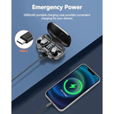 Wireless Headphones Bluetooth Earbuds Sports Ear Buds With Earhook Deep Bass L