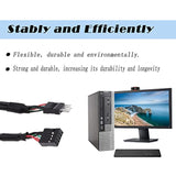 Usb Header Extension Cable, Usb 2.0 9-Pin Male To 9-Pin Female Internal Mother