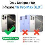Compatible With Magsafe 2 In 1 Detachable Iphone 16 Pro Max Wallet Case With Card Holder,Women Men Magnetic Pu Leather Rfid Blocking Flip Kickstand Credit Slots,For Apple 16 Promax,Brown
