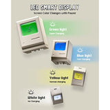 Usb C Charger, Retro 35 Wall Charger With Smart Led Display, Gan ? Pps Pd 35W Foldable Fast Charging For Phone 16/15/14/Pro/Max, Macbook, Gifts For Men Dad