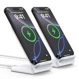 15W S26 Ultra S25 Wireless Charger Stand Fast Charging Station for Galaxy S26 S25 Ultra S24 FE S23 S22 S21, Android Wireless Desk