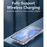For Samsung Galaxy S24-Fe Case: Clear Grade Drop Protection Anti Yellowing Slim Case - Rugged Shockproof Protective Transparent Cell Phone Cover(Clear)