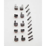 20 Pcs #5 Metal Zipper Head Retainer Box Zipper Bottom Sliders Retaine