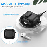 for AirPods 4 Case with Lock, AirPods 4th Generation Case Cover with Cleaner Kit Shockproof AirPod Gen 4 Protective Cases with Keychain Compatible