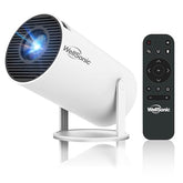Mini Projector Support, Portable Movie Projector With Wifi 6 And Bluetooth5, Automatic Keystone Correction, Android 13, Home Smart Projector For Phone, Pc, Hdmi Usb, Laptop