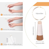 Led Cork Bottle Lights, Waterproof Rechargeable Usb String Fairy Lights With 20 Led, Great For Diy Party Christmas Decor