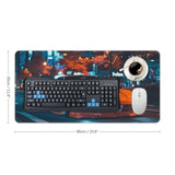 Large Mouse Pad Jdm Cars Nsx Night Driving Desk Mat Computer Accessories Gaming Office Organizers Supplies Decor Essentials Keyboard Pads For Desk Rubber 30X60Cm