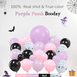 Little Boo Halloween Balloon Arch Kit Pink Purple Ghost Balloons for Baby Shower Party