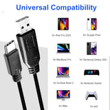 Yotetion 60Ft Long Usb2.0 A To C Cable, Usb Male To Male, Compatible With Hard Drive, Camera, Dvd Player, Tv, Flash Drive, Hub, Monitor, Speaker, And More