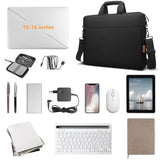 Waterproof Laptop Bag 15 15.6 16 Inch,Laptop Case 15.6-16 Inch Sleeve With Shoulder Strap,Notebook Case For 15.6 16 Inch Laptop Lenovo Macbook Pro 16 15 Hp Acer Asus Dell Etc 15.6 16In Bag-Black