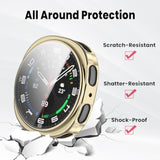 8-Pack Case Covers For Samsung Galaxy Watch 8 Case 44Mm, Soft Hd High Sensitivity Screen Protector With Tpu All Around Anti-Fall Bumper For Galaxy Watch 8 (44Mm)